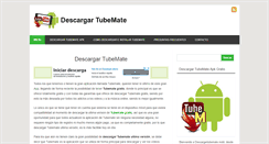 Desktop Screenshot of descargartubemate.mobi